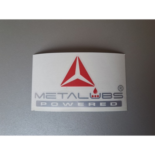 Metalubs sticker 12.5x7 cm